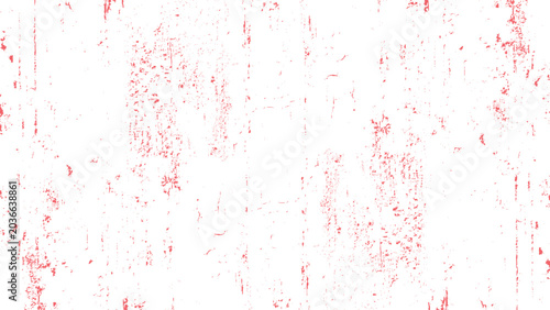 Obraz na płótnie Red grunge texture on white background with scratches and worn paint abstract de