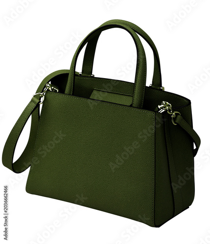 Image of a handbag for fashion on white