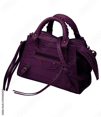 Image of a handbag for fashion on white