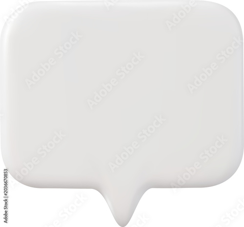 3d Chat bubble