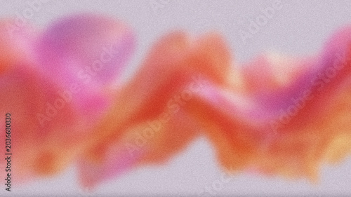 Yellow Orange Abstract Fluid Waves Background