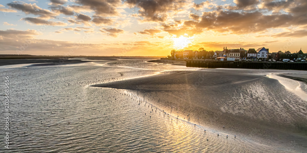 Obraz premium La plage de Quend-Plage