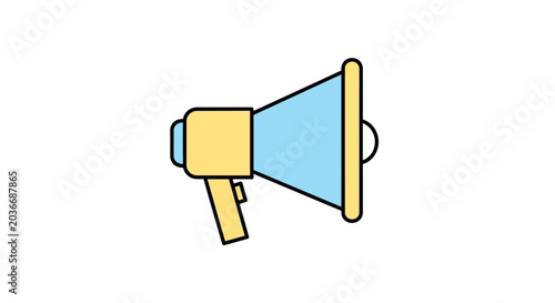Konstfotografi Megaphone Loudspeaker Communication Device.