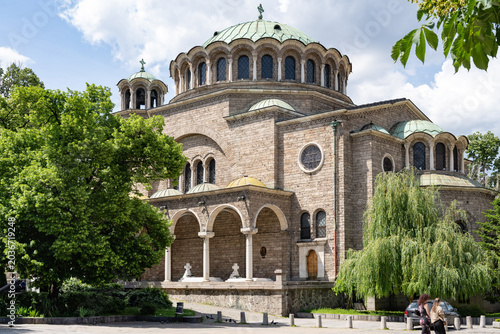 Tablou pe pânză The Saint Nedelya Cathedral, is an Eastern Orthodox cathedral in Sofia, the capital of Bulgaria, a cathedral of the Sofia bishopric of the Bulgarian Patriarchate