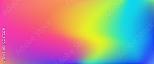 Canvas Print Rainbow color gradient background