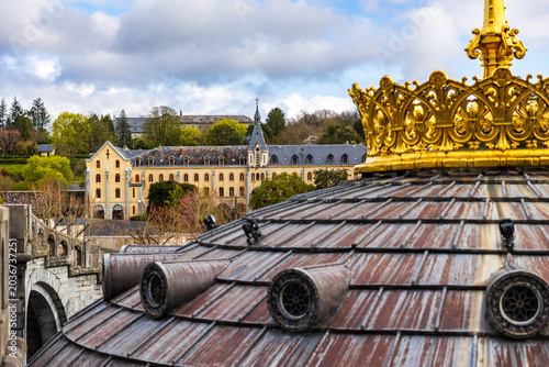 Photography Facade of the Monastery of the Carmelite Sisters seen from the Sanctuary of Our