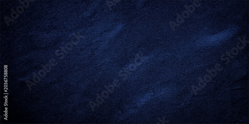 Fotografie Dark Blue Grunge Texture Background with Fabric and Rough Denim Style