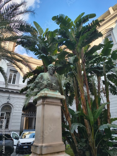 Naples university in the city center, Italy