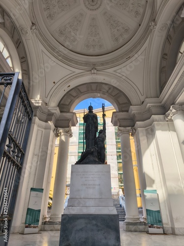 Naples university in the city center, Italy