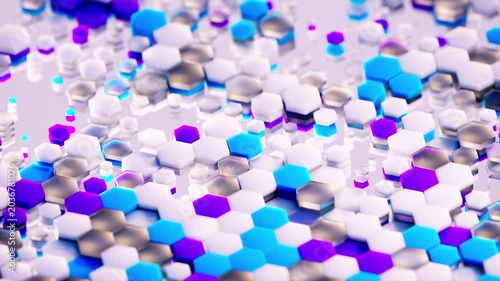 honeycomb 3d render. Computer generated render