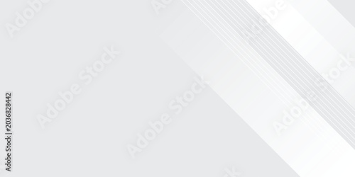 Foto Abstract White and Grey Background with Modern Geometric Diagonal Lines and Subt