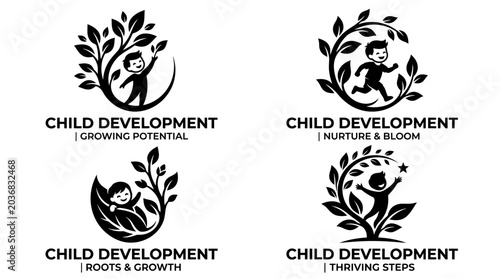 Child Development Logo Designs.