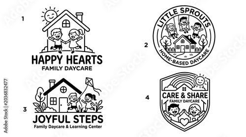 Daycare Logo Family Learning Center.