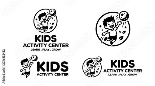 Kids Activity Center Logo Designs.