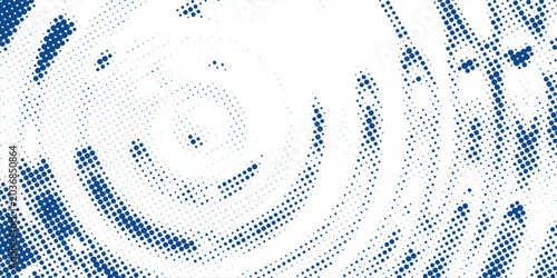 Foto Blue and white water ripples light surface overlay background