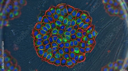 Digital brain neural network glowing in vibrant neon colors abstract visualization