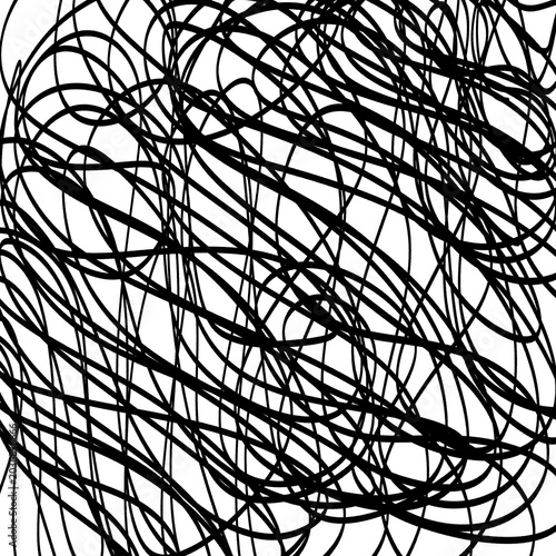 Chaotic Abstract Line Pattern Background