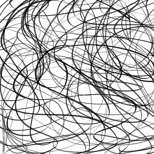 Monochrome Scribble Abstract Texture