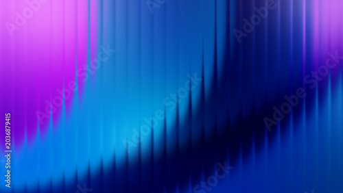 Quadro su tela Electric blue in the center, dark blue-black in the shadows, and bright neon touches in the upper left and upper right corners