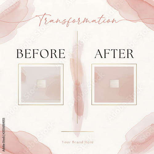 Beauty Before After Social Media Post
