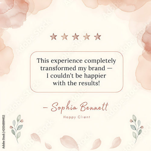 Happy Client Testimonial Instagram Graphic