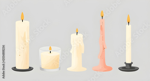 Konstfotografi candle, burning, flame, wax, light, glow, wick, fire, illumination, luminous, wa