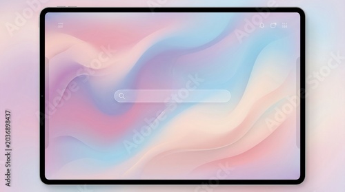 Dreamy Pastel Fluid Gradient Background for Modern UI Design