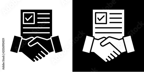 External Vendor  Icon Set White Glyph Style Collection