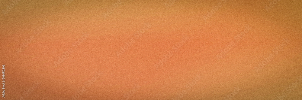 Fototapeta premium An expansive peach-orange field with gentle grain and soft lighting delivers a friendly, sunlit mood for backgrounds, slides, and design accents.