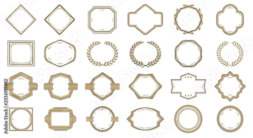 Decorative Vintage Frames and Borders Collection - Ornate & Elegant Designs