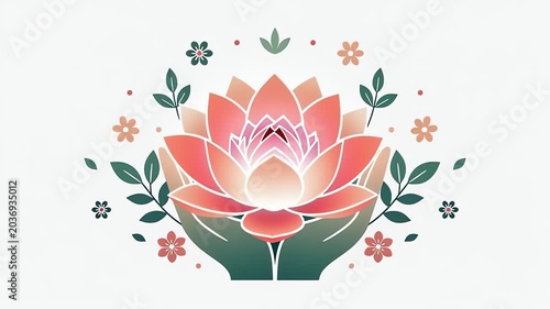 Lotus Flower in Hands - A Symbol of Peace and Harmony.