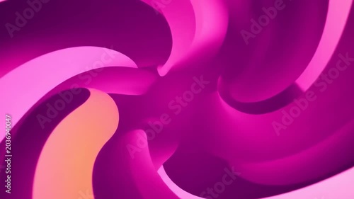 Dynamic Swirling Abstract Animation of Vibrant Pink and Purple Fluid Gradients.