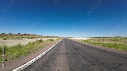 Volcanic Legacy Scenic Byway Lower Klamath Lake 161 West 04 Rear View Driving Plates California USA Ultra Wide
