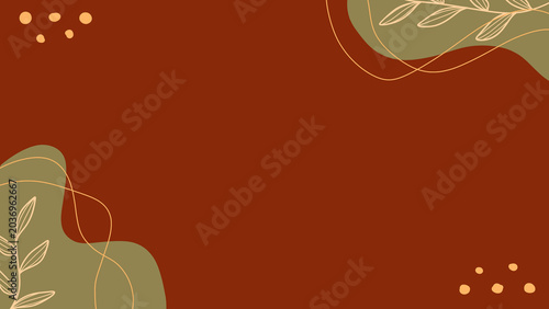 autumn abstract floral background