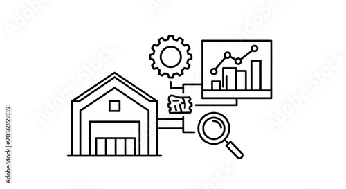 Warehouse Logistics Data Analysis and Optimization Concept