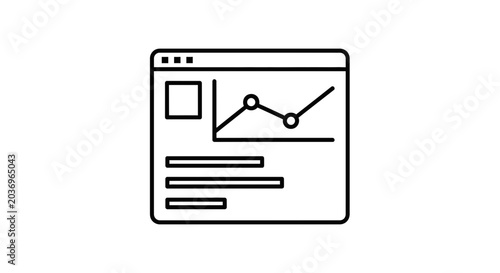 Web Analytics Dashboard Interface with Charts and Graphs