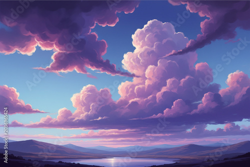 clouds in the sky