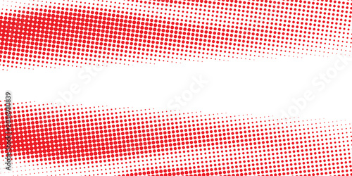 Foto Red color halftone gradient texture
