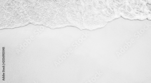 Black and white toned image of sand beach 