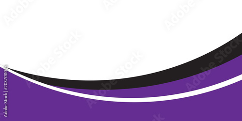 Abstract Purple and Black Wave Background with White Copy Space