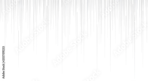 Water droplets fall gently in rain shower outdoors