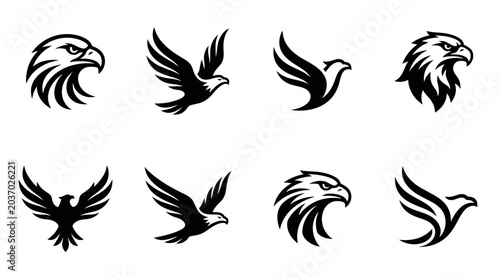 Eagle Logo Collection: Majestic Bird Icons