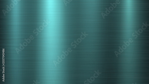 Blue metal technology background with abstract polished, brushed texture, chrome, silver, steel, aluminum for design concepts, wallpapers, presentations, posters, prints and web. Vector illustration.