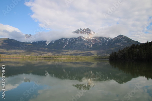 Morning Reflections On The Lake, Jasper National Park, Alberta