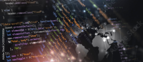 front-end web develop coding banner