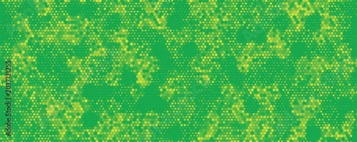 Dots halftone yellow green color pattern gradient texture modern background art