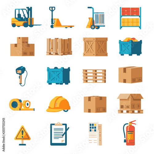 Industrial warehouse storage and shipping.