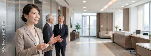 ビジネスシーンで活躍するバナー用の画像集（ビジネス,ビジネスパーソン,商談,面接、リクルート）