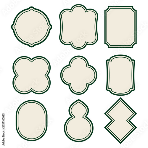 Retro Hongkong style frame collection