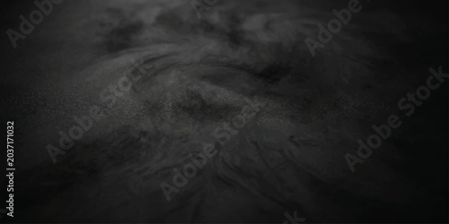 Fotografía Dark Wisps of Smoke: Ethereal wisps of dark smoke or mist swirl and dance across a deep black background, creating a mysterious and atmospheric texture
